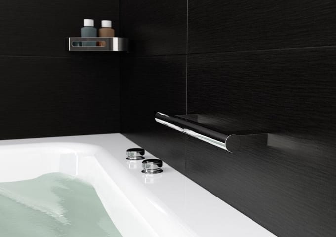 Design handgreep Lux chroom voor bad of douche