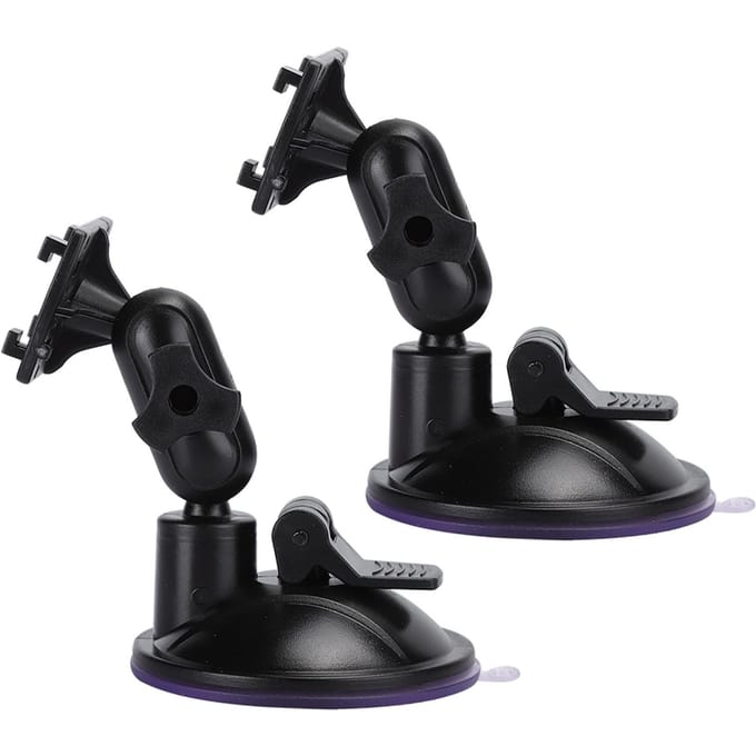 HD H3041 65mm 2 Stuks Auto GPS Navigator Rijrecorder Zuignap Beugel(Vierbeks )