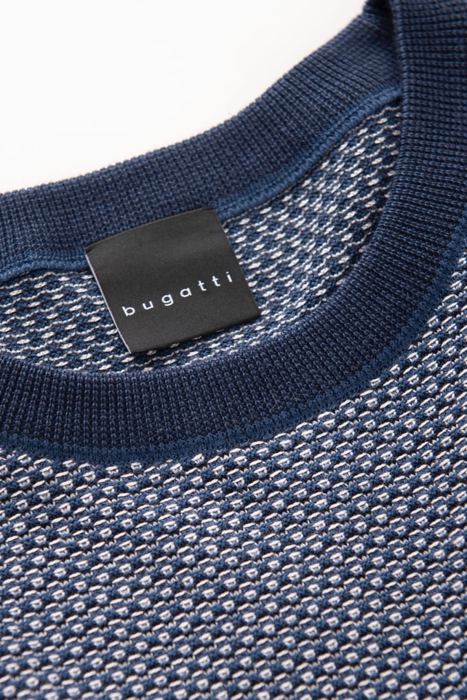 Bugatti Herren Jumper met structuurpatroon