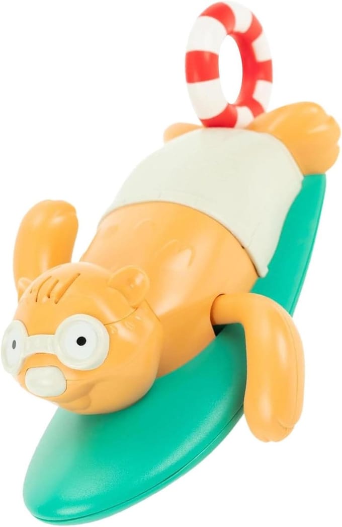 Babyspeelgoed - Badspeelgoed Kinderen - Interactief Badplezier - Dynamische Zwemactie - 15 x 10 x 5 cm - Bever