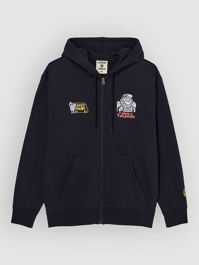 Element X Timber Monkey Sweatshirt Met Rits Zwart S Man