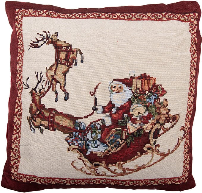 Clayre & Eef Sierkussen 45x45 cm Beige Polyester