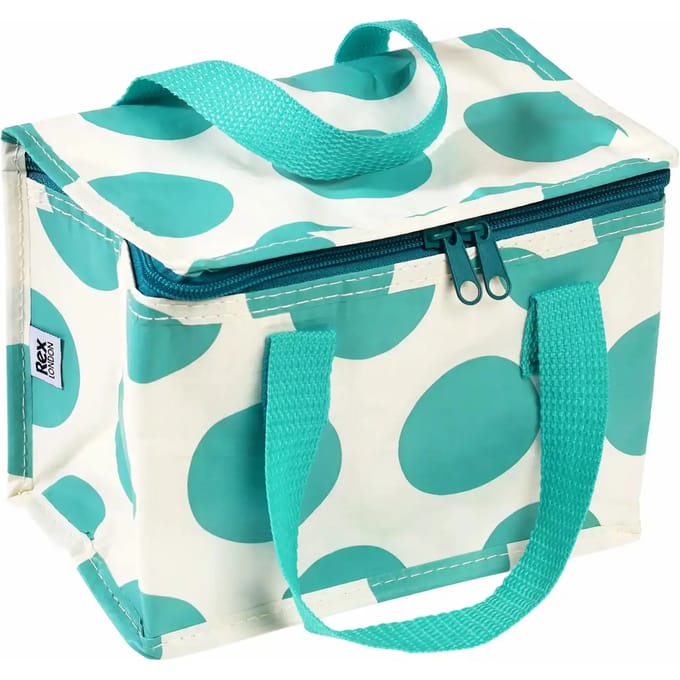 Rex London Spotlight - Lunchtasje / Koeltasje - Turquoise on White