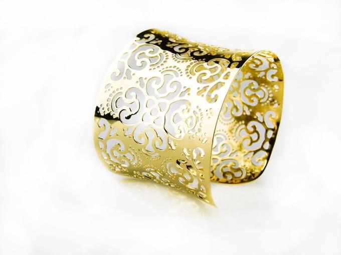 armband in brons model Glamzu - goudkleurig