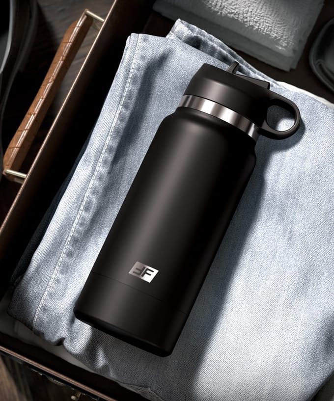 Pipedream - PDX Plus Fap Flask Thrill Seeker Discreet Stroker - Frosted
