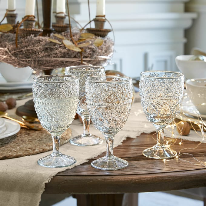 LOBERON Glas set van 4 Ivrecourt helder