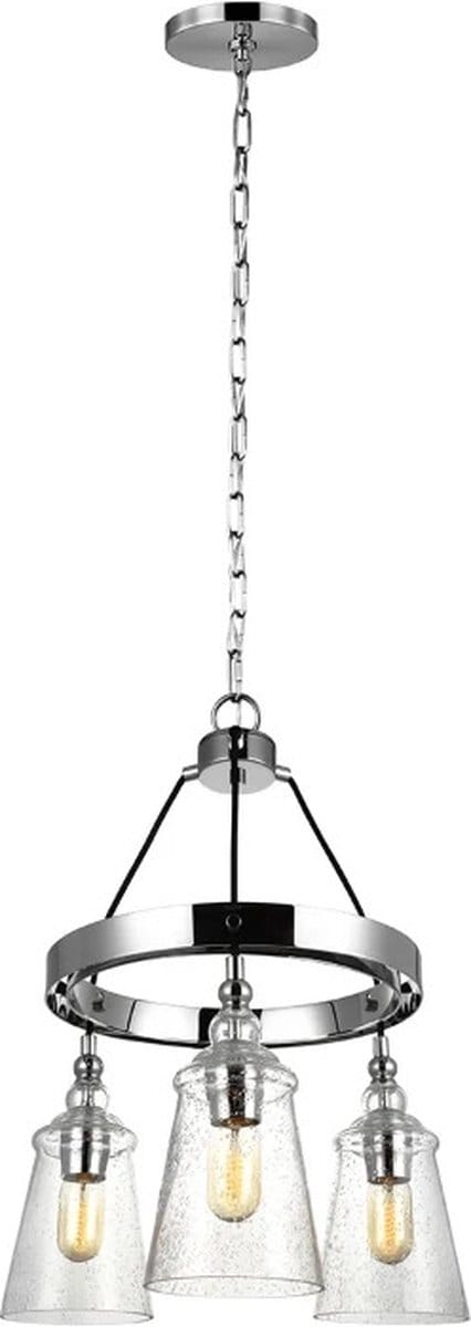 Feiss LED Kroonluchter | 3X E27 Max 60W | Dimbaar | Chrome