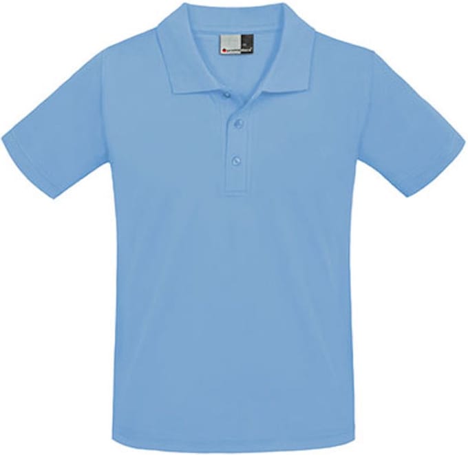 Herenpolo 'Superior' met korte mouwen Alaskan Blue - M