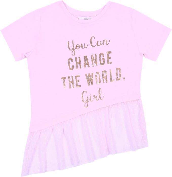 Roze asymmetrische blouse