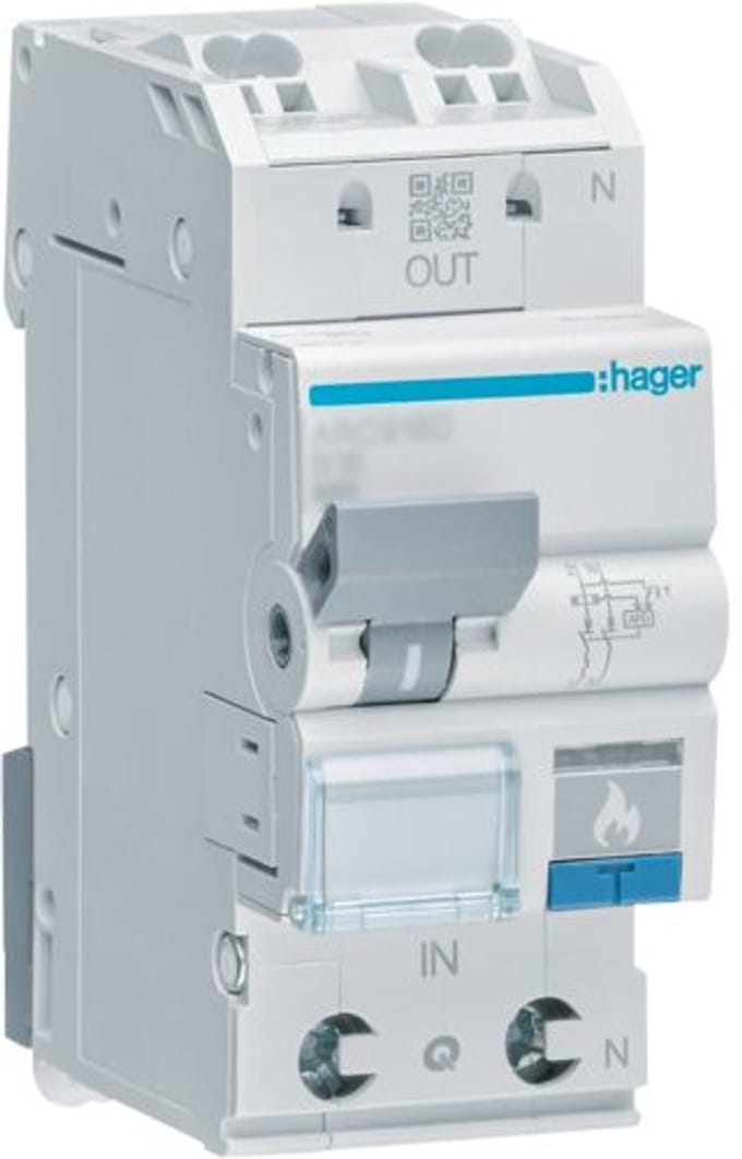 Hager ARC966D Brandbeveiligingsschakelaar 2-polig 16 A 230 V 1 stuk(s)