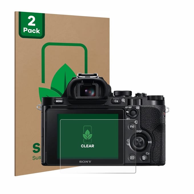 2 Stuks Screenprotector voor Sony Alpha 7 (ILCE-7) - Hoogwaardige Beschermfolie transparant