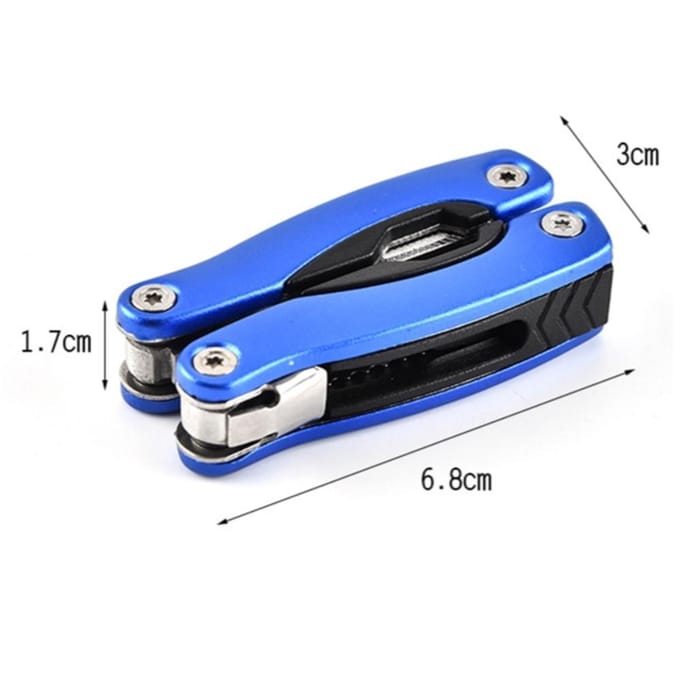 Roestvrijstalen vouwtang Functionele tang Handgereedschap Tang Schroevendraaier Campinguitrusting Kit Outdoor Zakmes Multitool