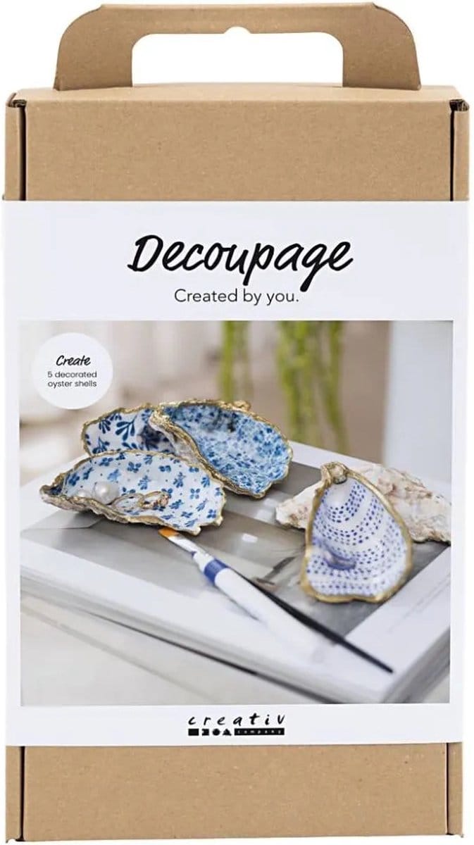 Hobbyset Creativ Company decoupage oesterschelpen