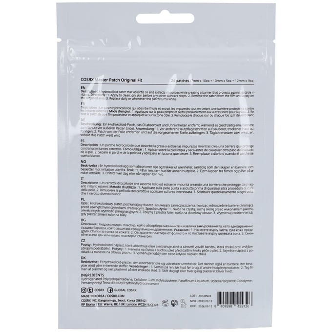 Cosrx Master Patch Original Fit 24 Zalfverband