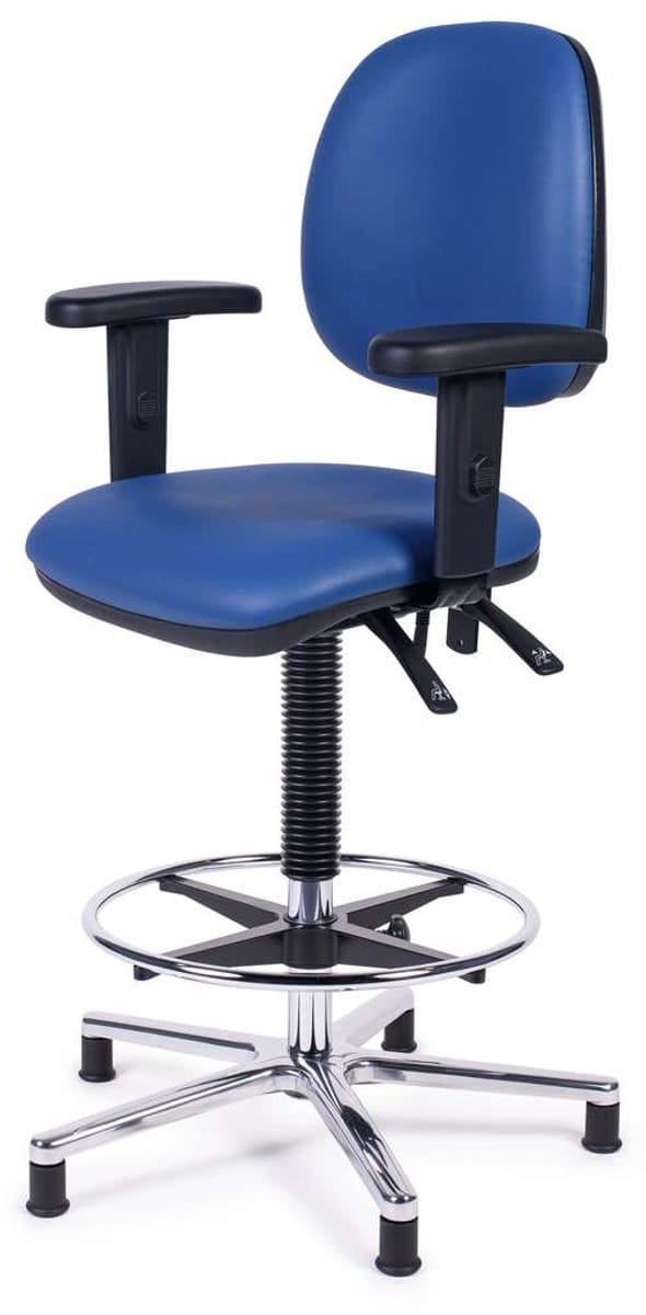 JH blauwe verstelbare Stuurstoel 61 - 86 cm | BJORT 260-AA