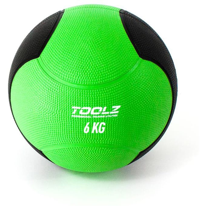 TOOLZ 6kg Medicijnbal-Groen,Zwart
