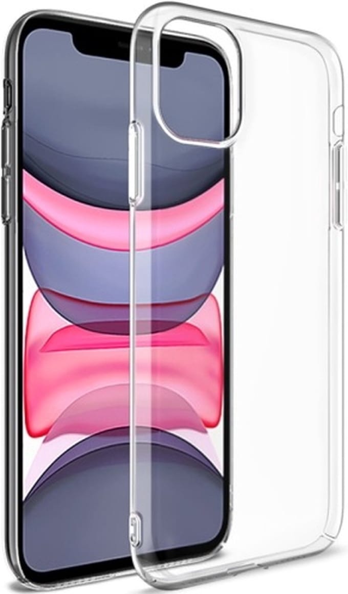 Silicone back cover Geschikt voor Apple iPhone 11/Transparant hoesje