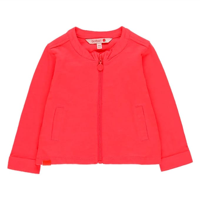 Boboli Knit Flame Jas Rood 9 Months Meisjes