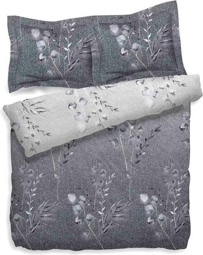 Heckettlane Dana Dekbedovertrek - Litsjumeaux - 240x200/220 cm - Grey
