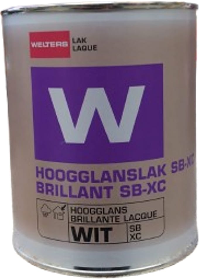 Welters lak hoogglans voor buiten ral 9010 gebroken wit 1 liter