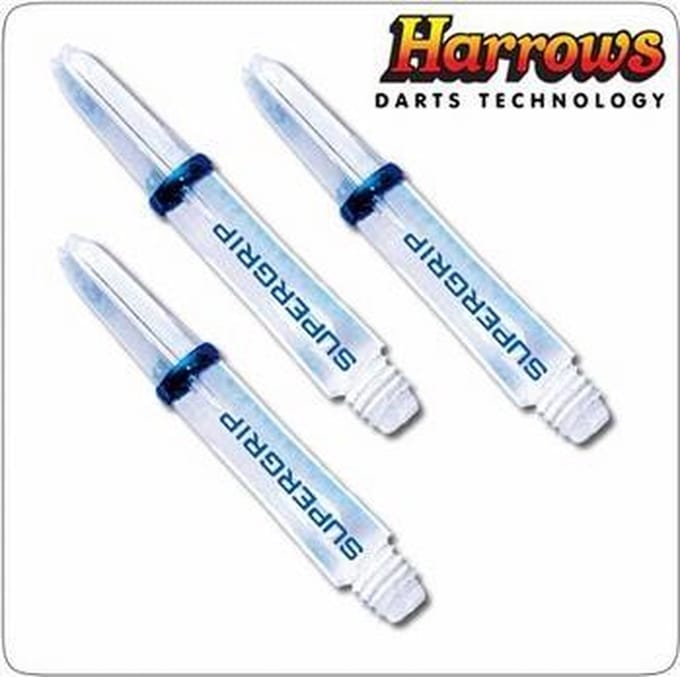 Harrows shafts Supergrip Short ICE Clear