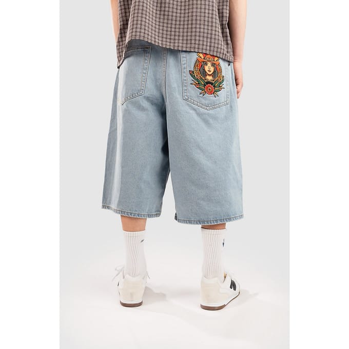 Blue Tomato Cowboy Korte Broek blauw