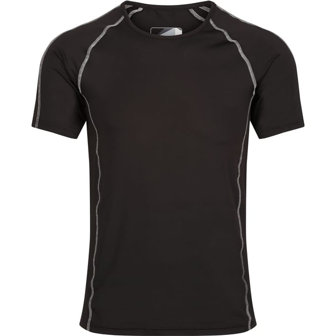 Regatta Heren Pro Base Layer Top met korte mouwen (Zwart)
