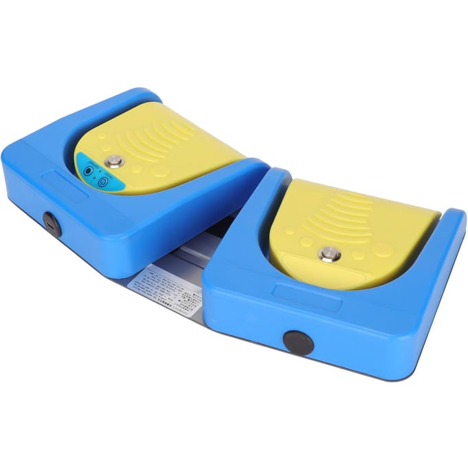 Pédale au pied USB 2 positions 4 touches Double interrupteur Connexion double mode Clavier d'ordinateur programmable pour instrument yellow
