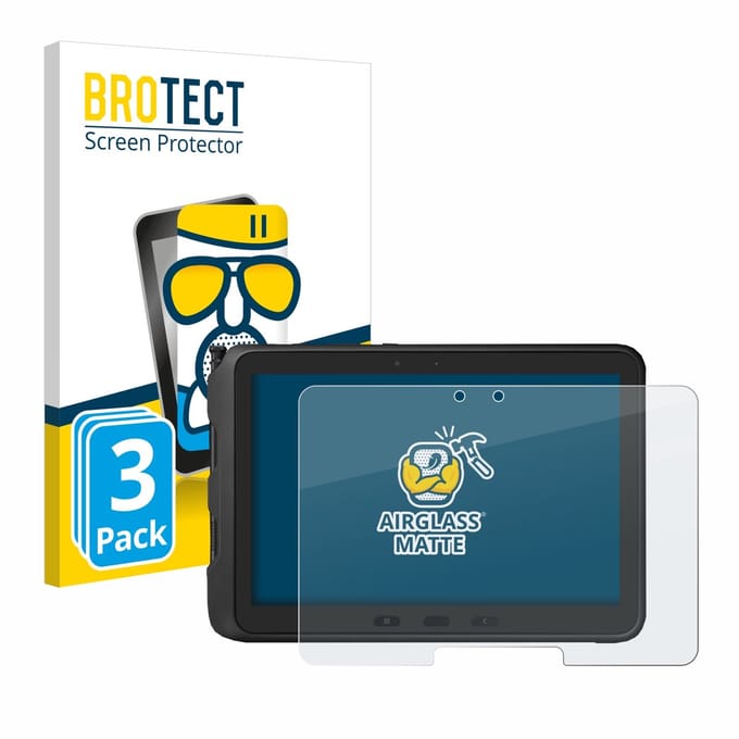 BROTECT - Screenprotector voor Samsung Galaxy Tab Active Pro - Folie Beschermfolie Beschermglas matte 3 Stuks
