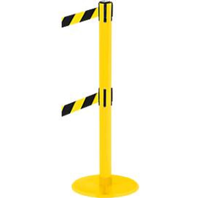 Afzetpaal RS-Guidesystems GLA 95, geel/zwart/geel