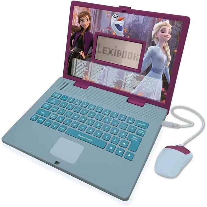 Frozen tweetalige educatieve laptop - 124 activiteiten in het Engels / Spaans
