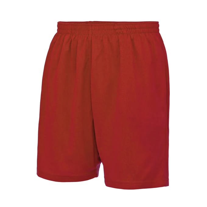 Unisex korte broek 'Cool Short' met elastiek Fire Red - M