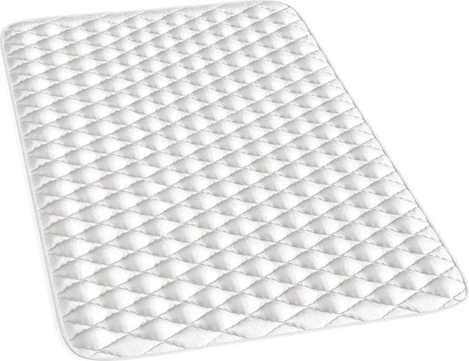 Vitalispa Matrasbeschermer – 140 x 200 cm Wasbaar tot 60°C, geschikt voor de droger Wit