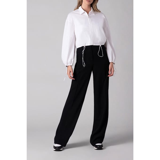 Anne Fontaine Via White Taglia: 44 | Bomber Outlet | Donna | Bianco