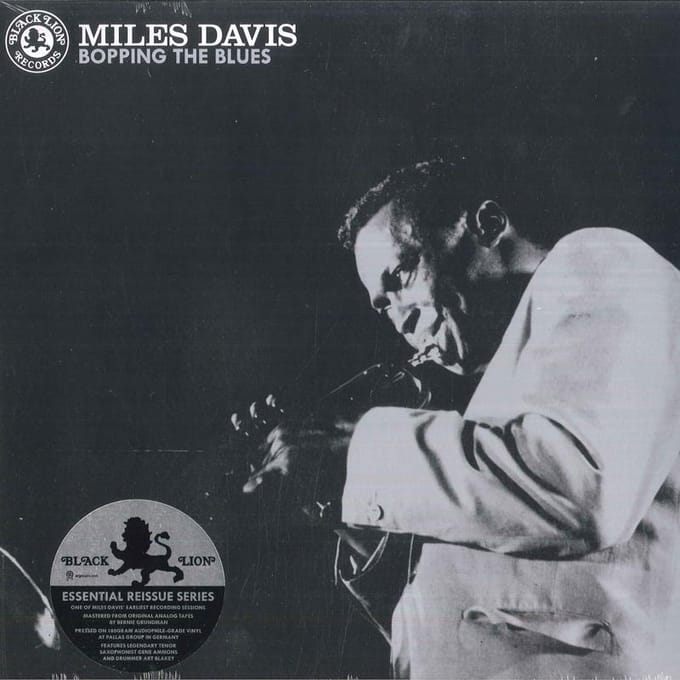 LP Plaat MILES DAVIS - Bopping The Blues ORGM1048 Black Lion Reco 2012 US Jazz