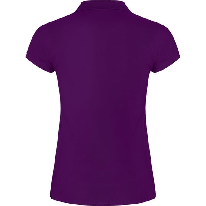 Roly Dames/Dames Ster Poloshirt (Paars)
