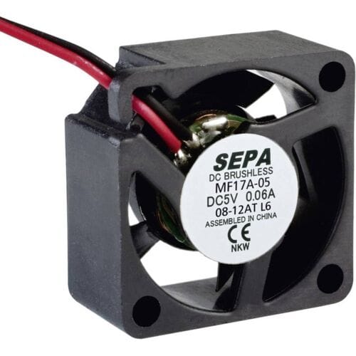 SEPA MF17A05 Axiaalventilator 5 V/DC 0.9 m³/h (l x b x h) 17 x 8 x 17 mm