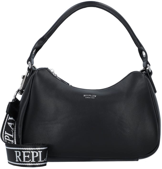 REPLAY Schoudertas Handtas Shoulder Bag Black Zwart
