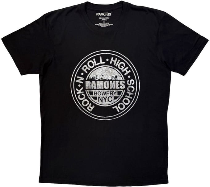 Ramones - Rock N' Roll High School Heren Tshirt - M - Zwart
