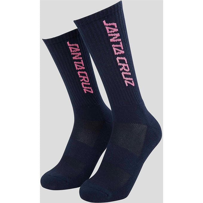 Santa Cruz Strip Socks (3 Pk) 8-11 Socks patroon