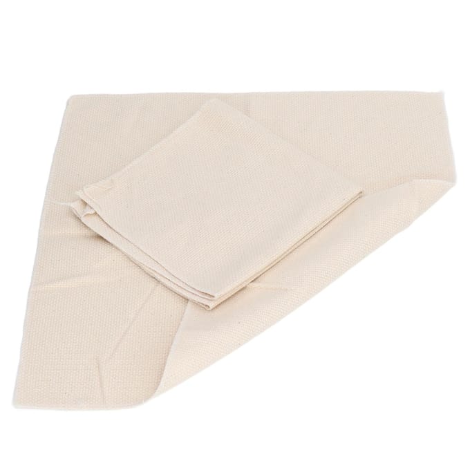 2 stuks Monk's Cloth Groot Overlock Tuftingdoek Primair Monk's Cloth voor DIY Tapijt Punch Tuften white