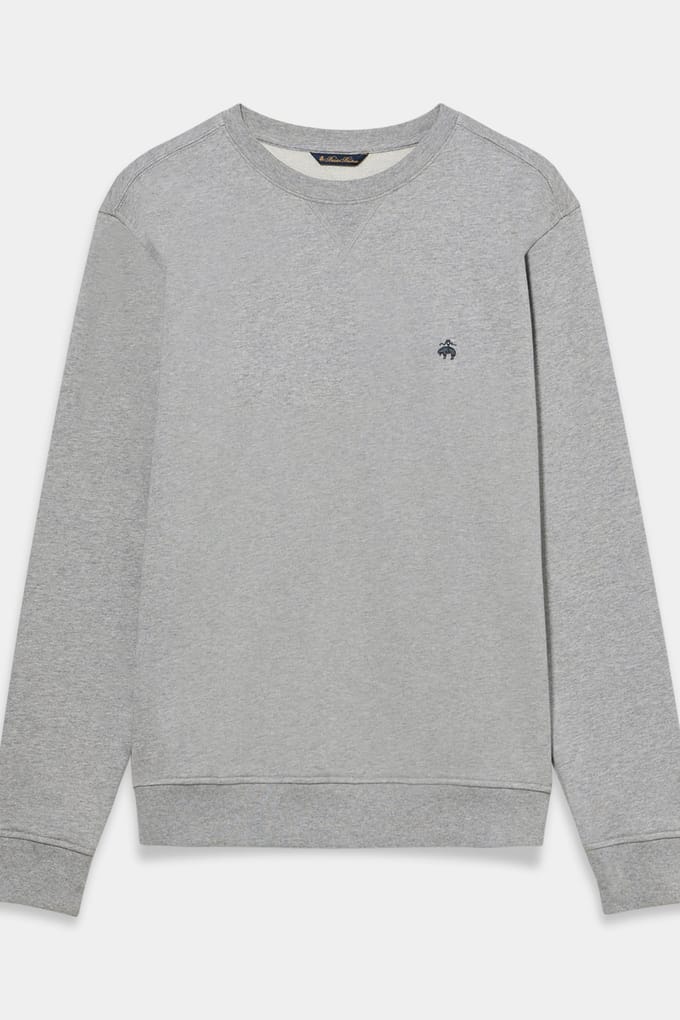 Brooks Brothers Plain Sweatpants Cotton Light Grey Größe: S | Pullover Outlet | Herren | Grau