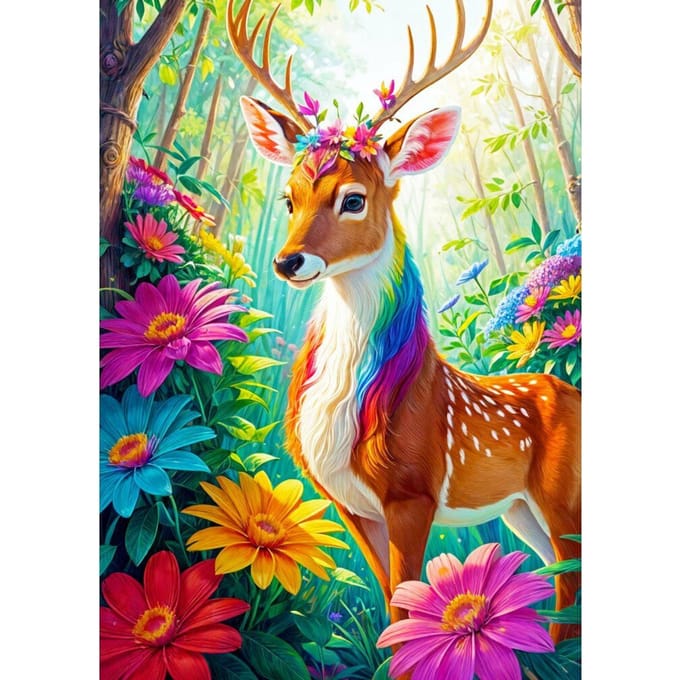 Magical Deer Puzzel 1000 Stukjes