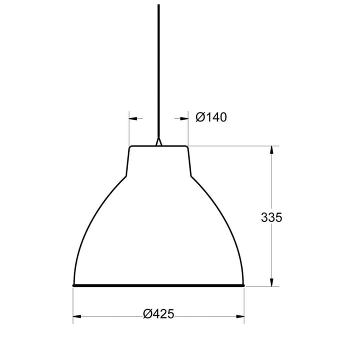 Aluminor S2089 hanglamp in industriële stijl