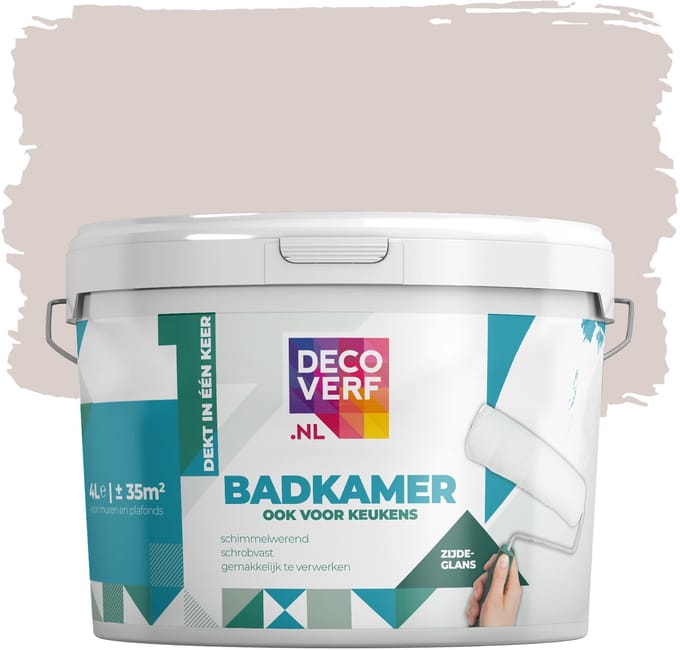 Decoverf badkamer verf beige, 4L