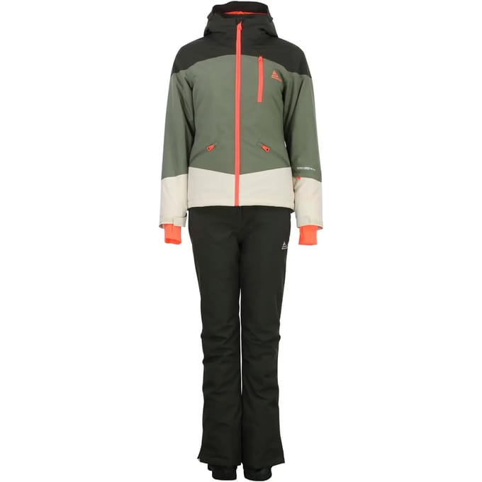 Vrouwen ski set met jack en broek Peak Mountain Acorse
