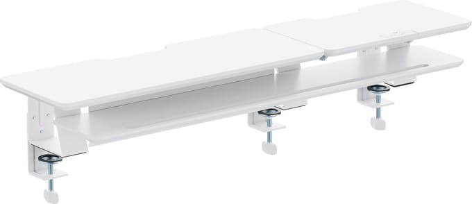 Worktrainer DeskBoard Flex – Monitor- en Laptopstandaard – Wit