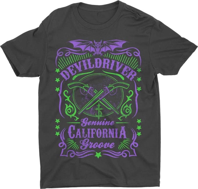 DevilDriver - Cross Guns Heren T-shirt - S - Zwart