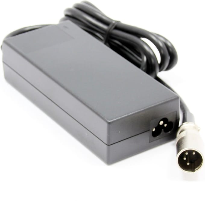 Acculader SANS SSLC084V42 42v 2A met XLR4 connector