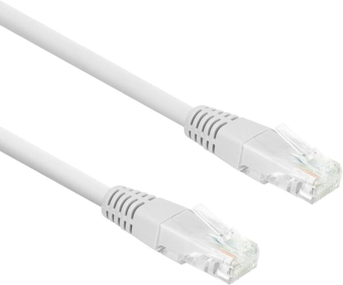 Eminent Witte 2 meter U/UTP CAT6 patchkabel met RJ45 connectoren